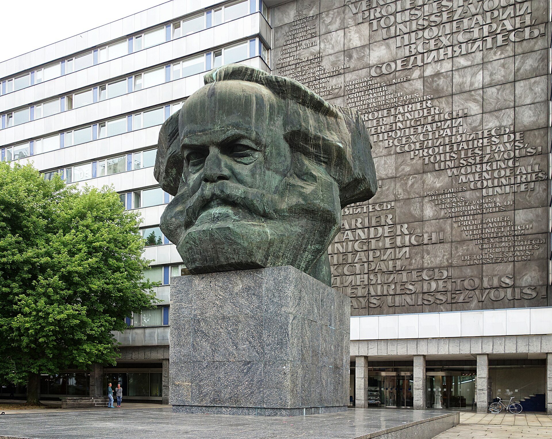 Foto des Karl-Marx-Monuments in Chemnitz